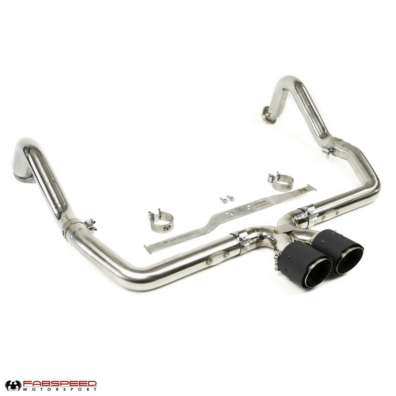 Fabspeed Porsche 718 Boxster/Cayman Maxflo Cat-Back Exhaust System (2017+)