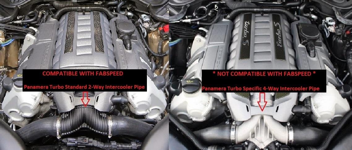 Fabspeed Porsche 970 Panamera Turbo / Turbo S Stainless Steel Intercooler Pipe (2010-2016)