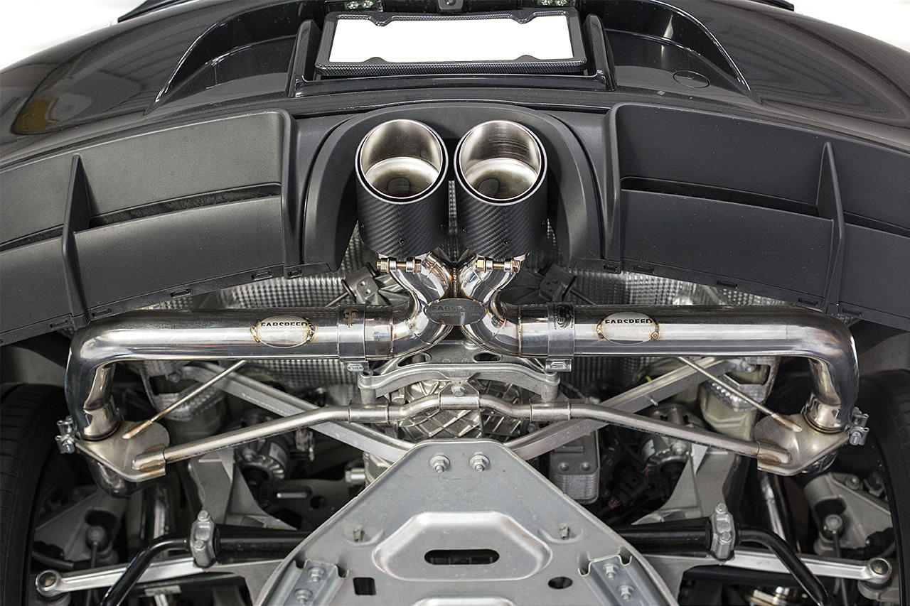 Fabspeed Porsche 981 Cayman GT4 Competition Conversion Kit - For Fabspeed Valved Exhaust
