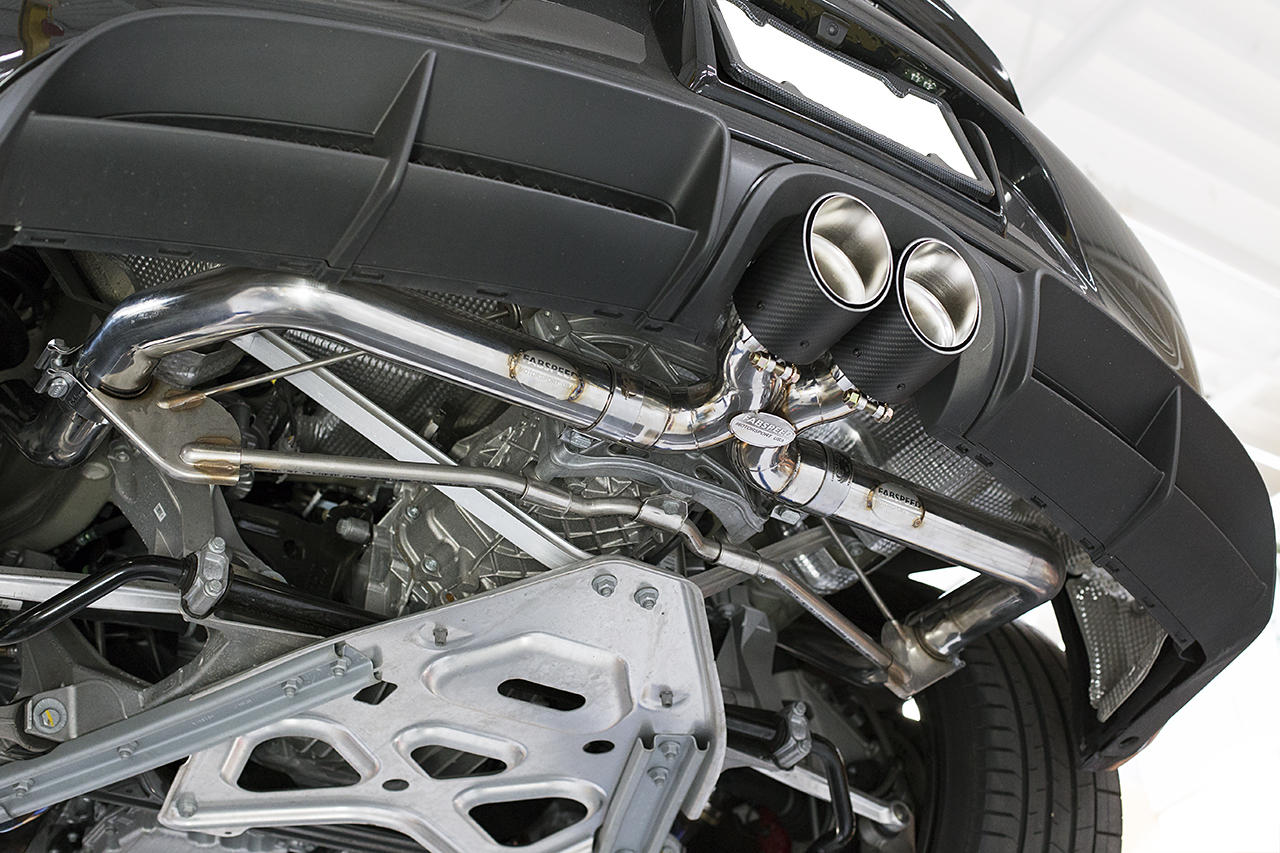 Fabspeed Porsche 981 Cayman GT4 Competition Conversion Kit - For Fabspeed Valved Exhaust