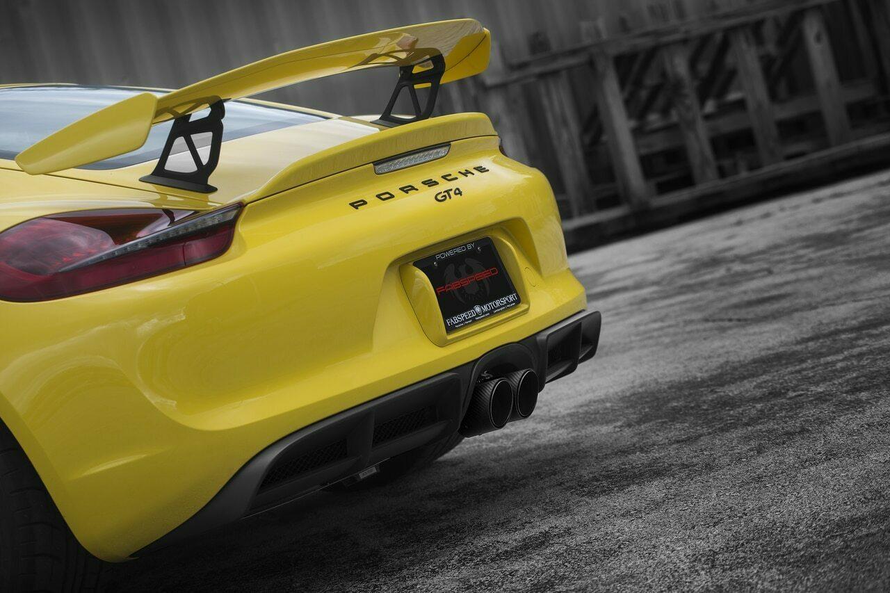 Fabspeed Porsche 981 Cayman GT4 Spyder Valved Exhaust System