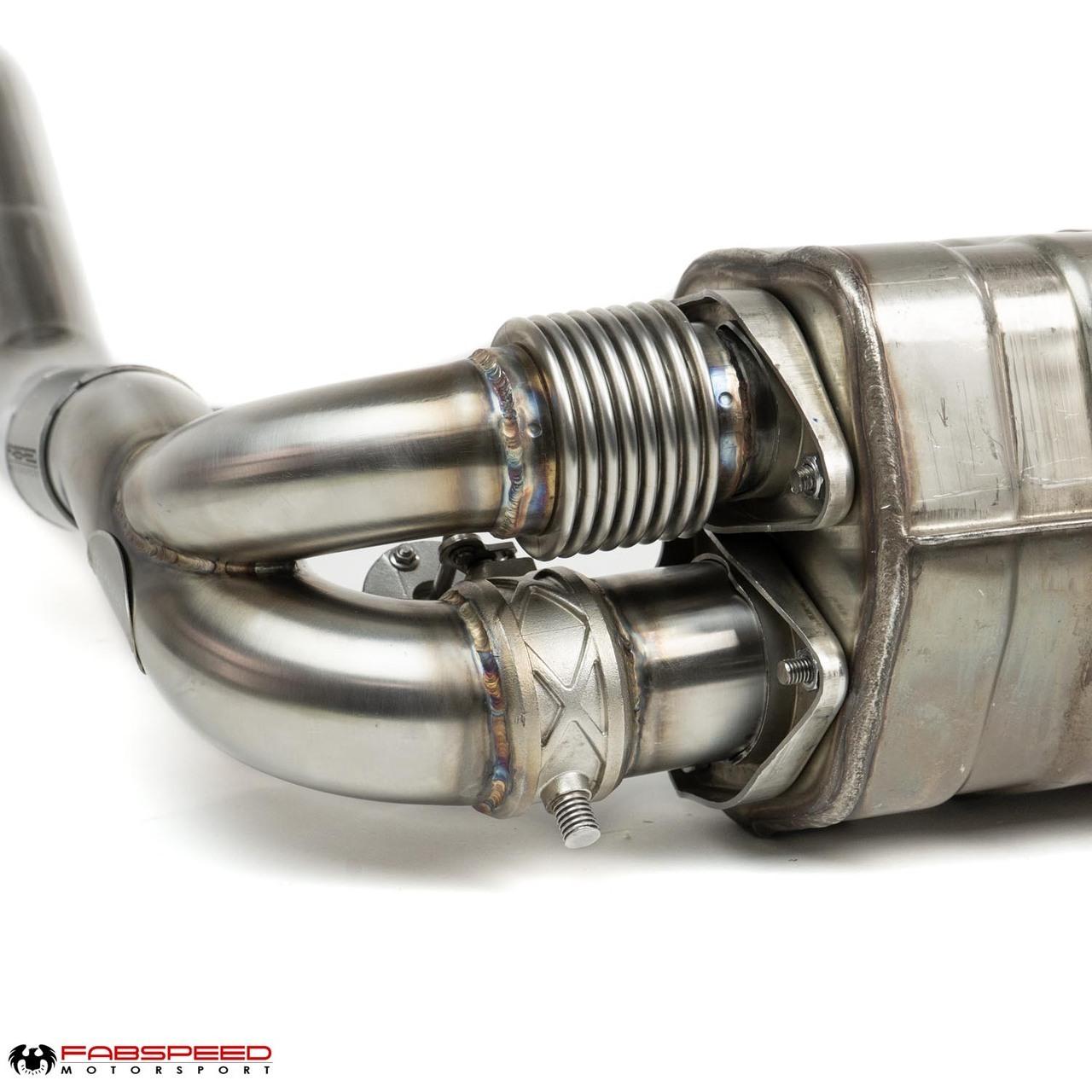 Fabspeed Porsche 981 Cayman GT4 / Spyder Valved GT3 Muffler Conversion Kit