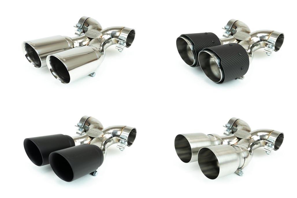Fabspeed Porsche 987 Boxster / Cayman Maxflo True X-Pipe with Dual Tips (2005-2008)