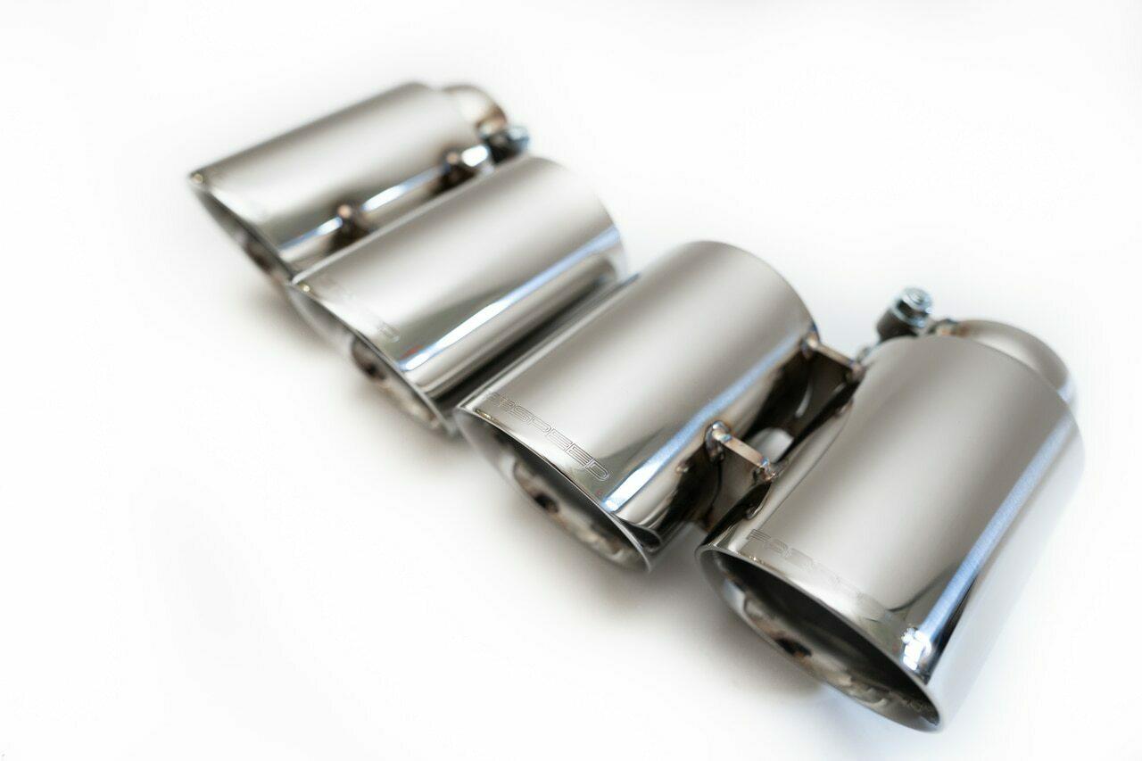 Fabspeed Porsche 991 Carrera Deluxe Quad-Style Tips (PSE / Carrera S) (2012-2016)