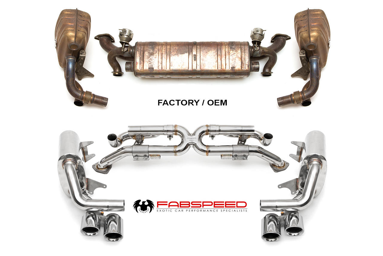 Fabspeed Porsche 991 Carrera Valved Exhaust System