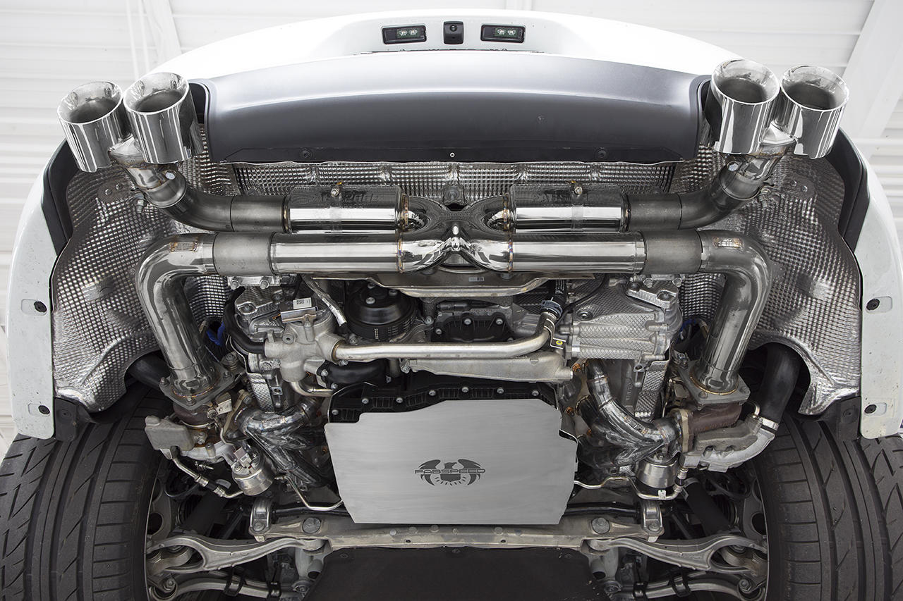 Fabspeed Porsche 991.2 Carrera Oil Pan Cover Skid Plate (2017-2019)