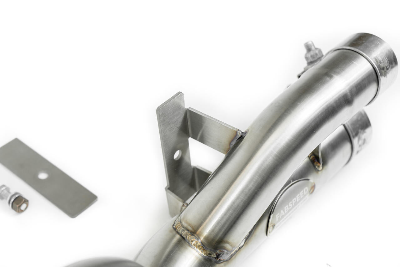 Fabspeed Porsche 991.2 GT3 / GT3 RS Center Muffler Bypass Pipe 2017- 2019