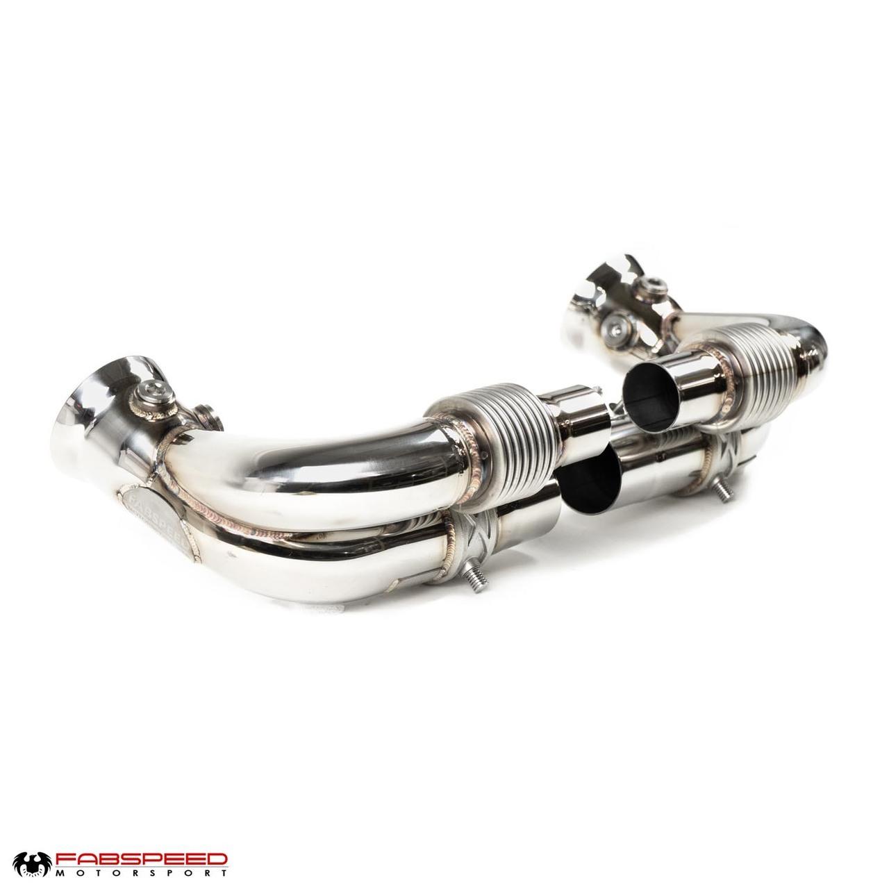 Fabspeed Porsche 991.2 GT3 / GT3 RS Side Muffler Bypass Pipes (2017-2019)