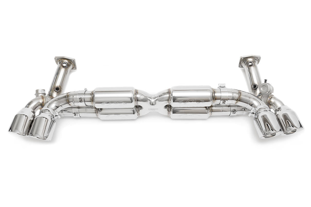 Fabspeed Porsche 991.2 Twin Turbo / Turbo S Valved Supersport X-Pipe Exhaust System (2017-2020)