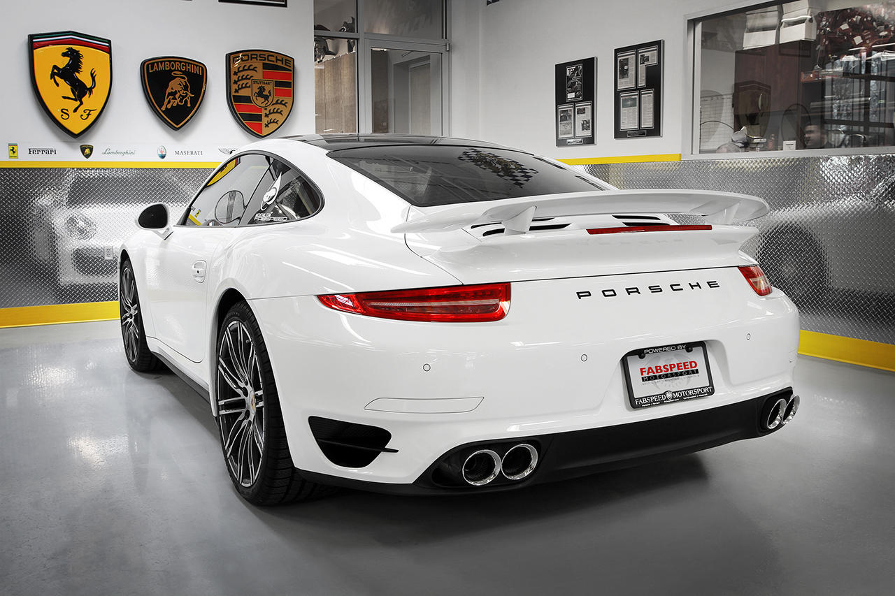 Fabspeed Porsche 991.2 Twin Turbo / Turbo S Valved Supersport X-Pipe Exhaust System (2017-2020)