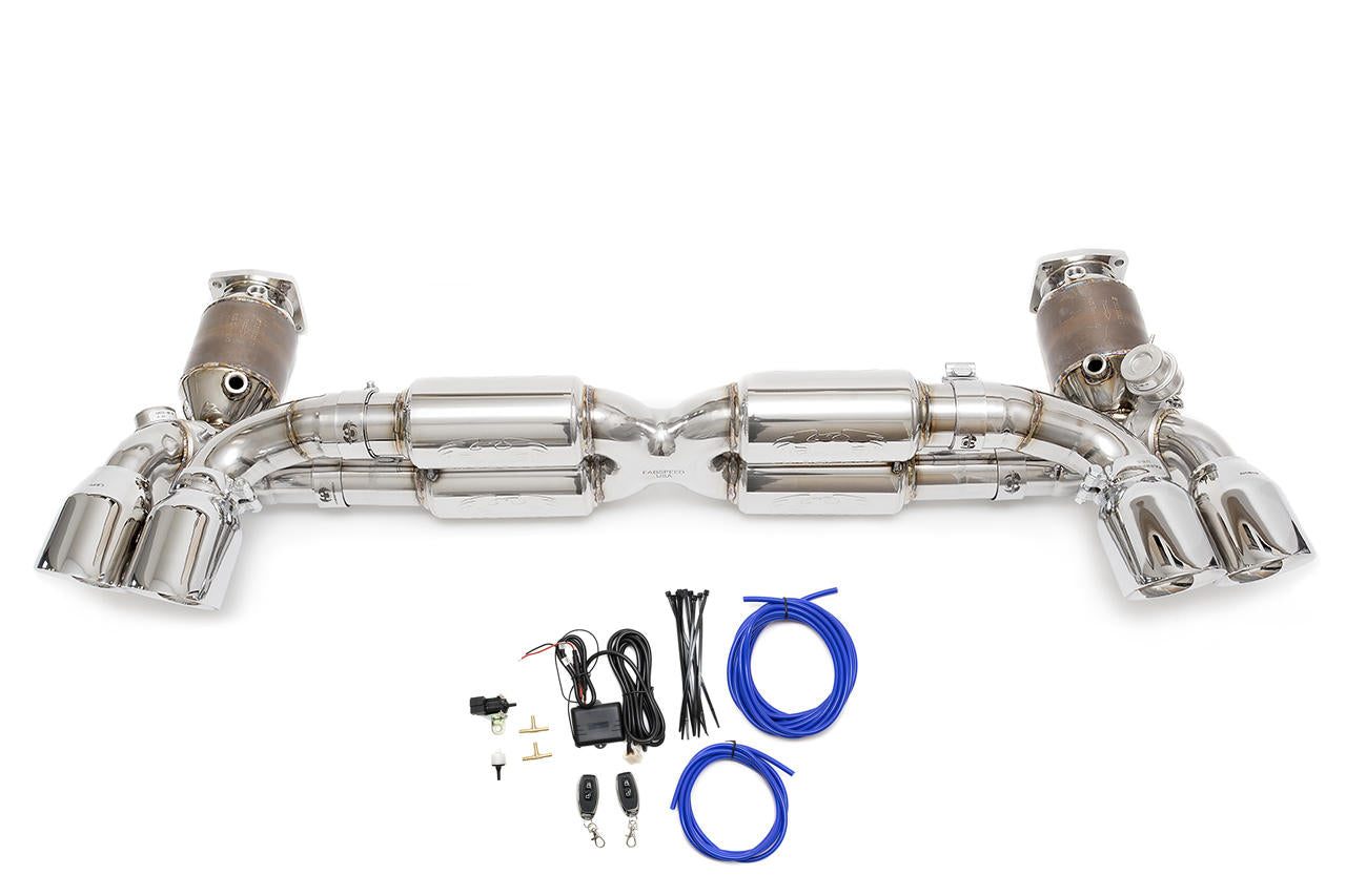 Fabspeed Porsche 991.2 Twin Turbo / Turbo S Valved Supersport X-Pipe Exhaust System (2017-2020)