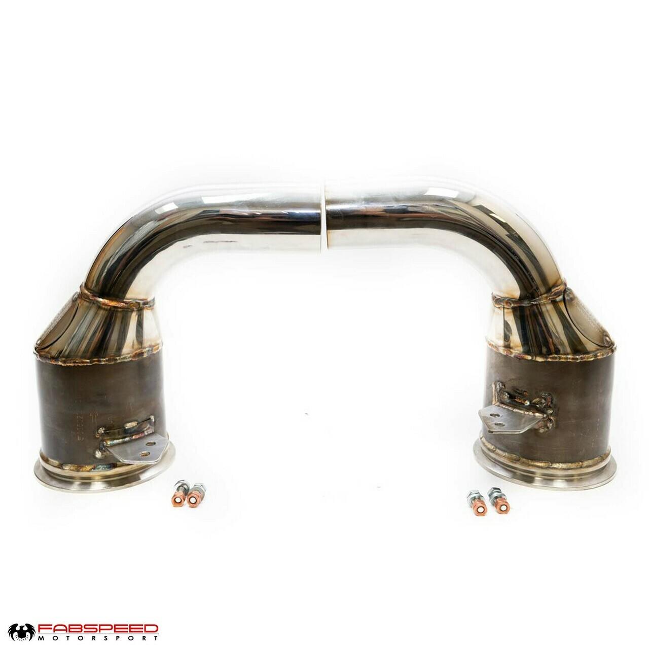 Fabspeed Porsche 992 Carrera Sport Catalytic Converters (2019+)