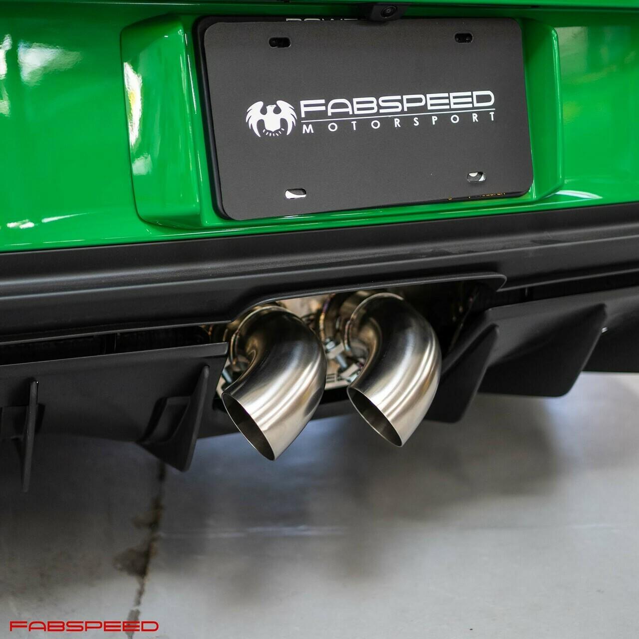 Fabspeed Porsche 992 GT3 / GT3 RS / Speedster Valved Nordschleife Cat-Back Exhaust System (2022+)