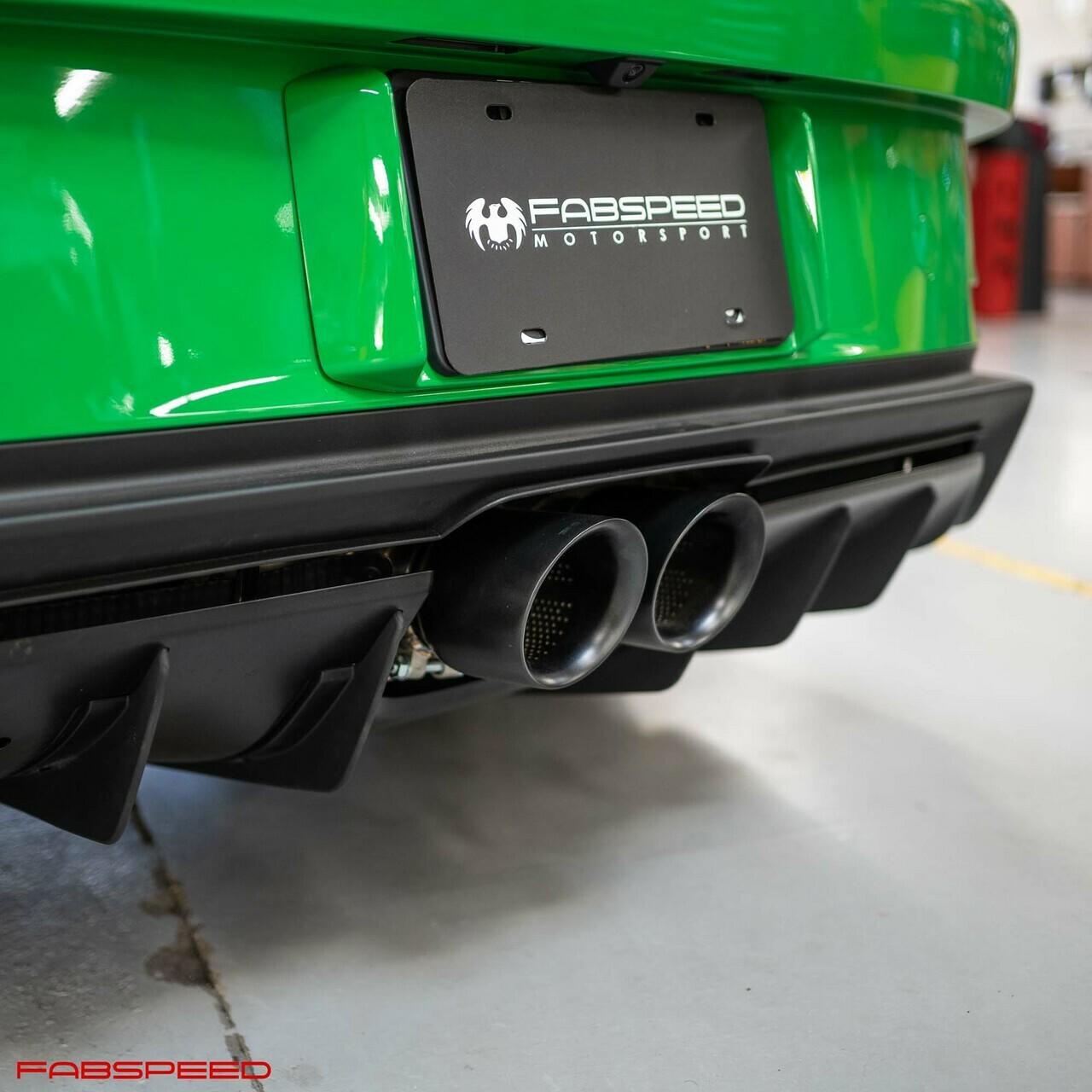 Fabspeed Porsche 992 GT3 / GT3 RS / Speedster Valved Nordschleife Cat-Back Exhaust System (2022+)