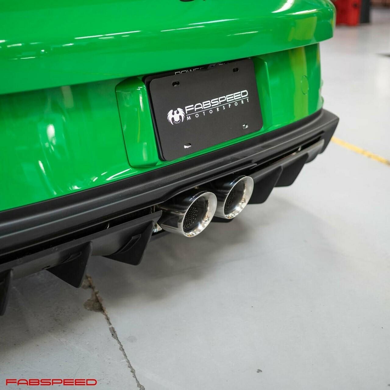 Fabspeed Porsche 992 GT3 / GT3 RS / Speedster Valved Nordschleife Cat-Back Exhaust System (2022+)