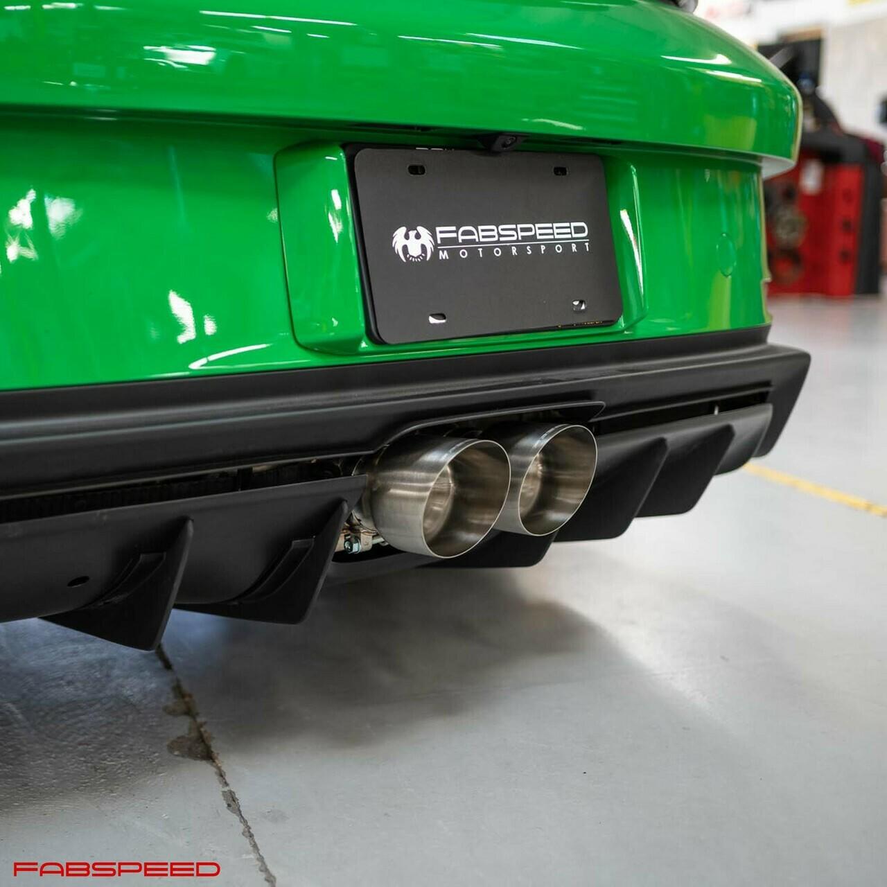 Fabspeed Porsche 992 GT3 / GT3 RS / Speedster Valved Nordschleife Cat-Back Exhaust System (2022+)