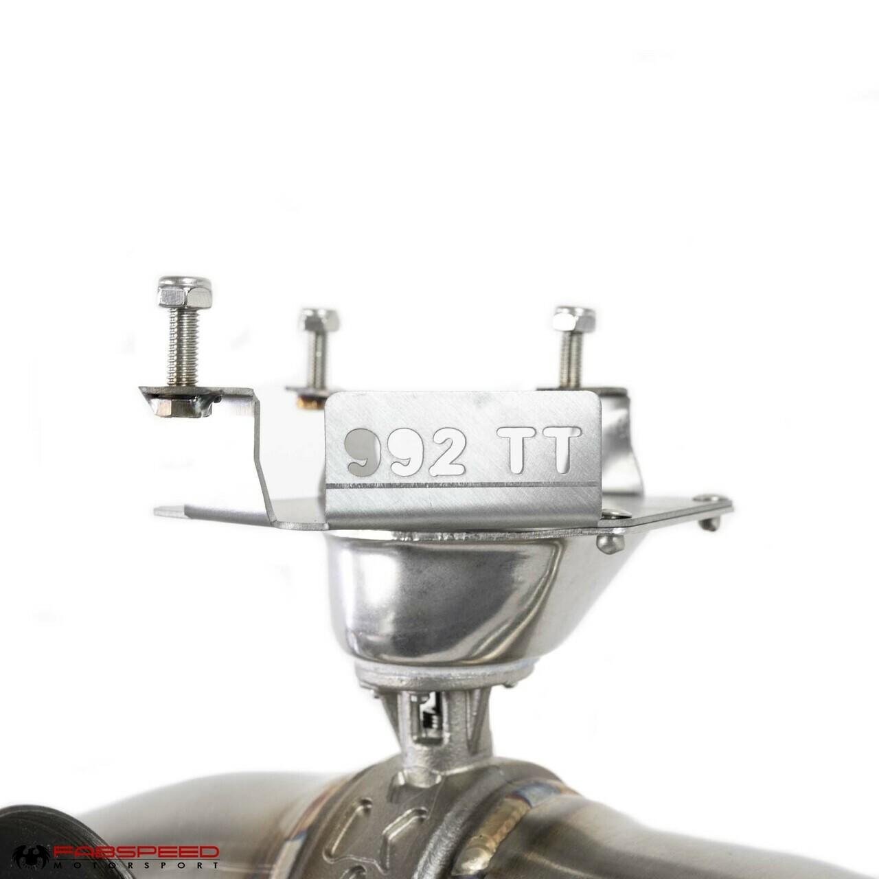 Fabspeed Porsche 992 Twin Turbo / Twin Turbo S Cat-Back Valved Maxflo Exhaust System (2021+)