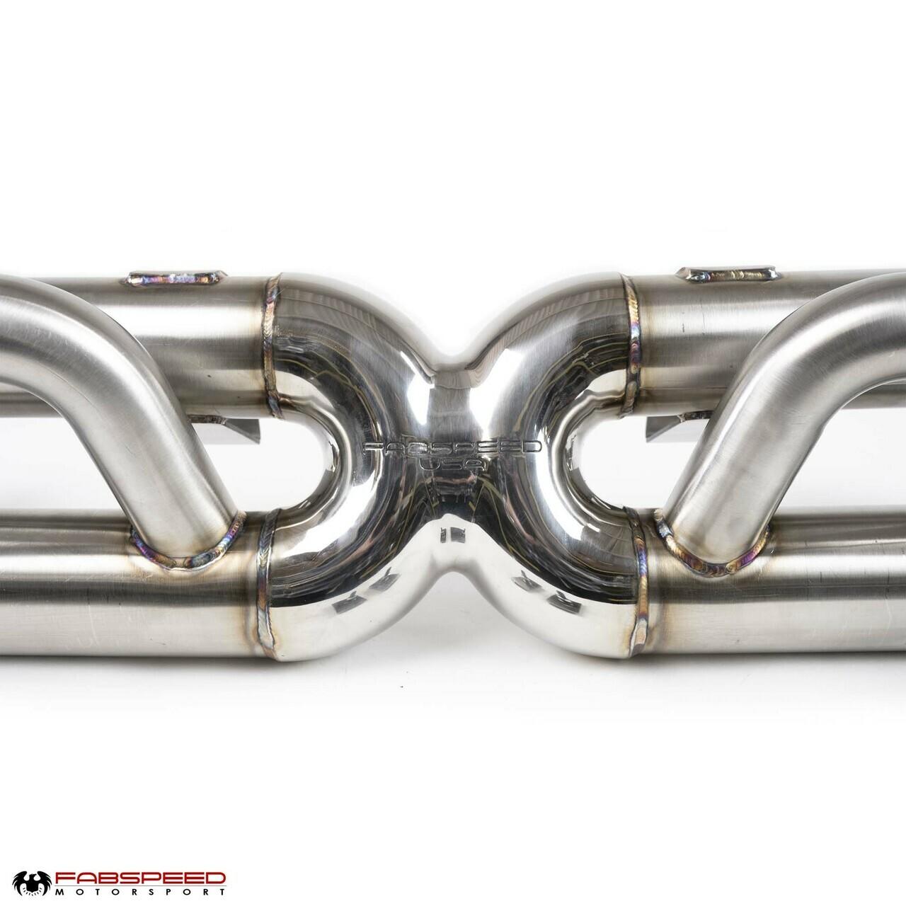 Fabspeed Porsche 992 Twin Turbo / Twin Turbo S Cat-Back Valved Maxflo Exhaust System (2021+)