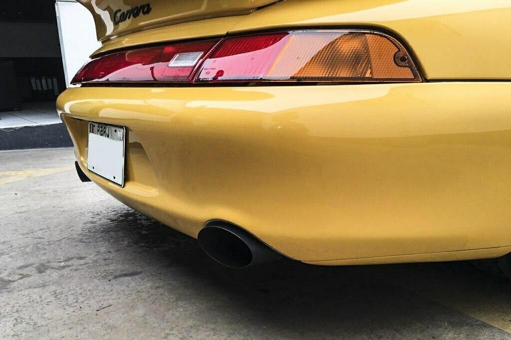 Fabspeed Porsche 993 Carrera Single Wall Oval Bolt-On Tips 993 (1994-1998)