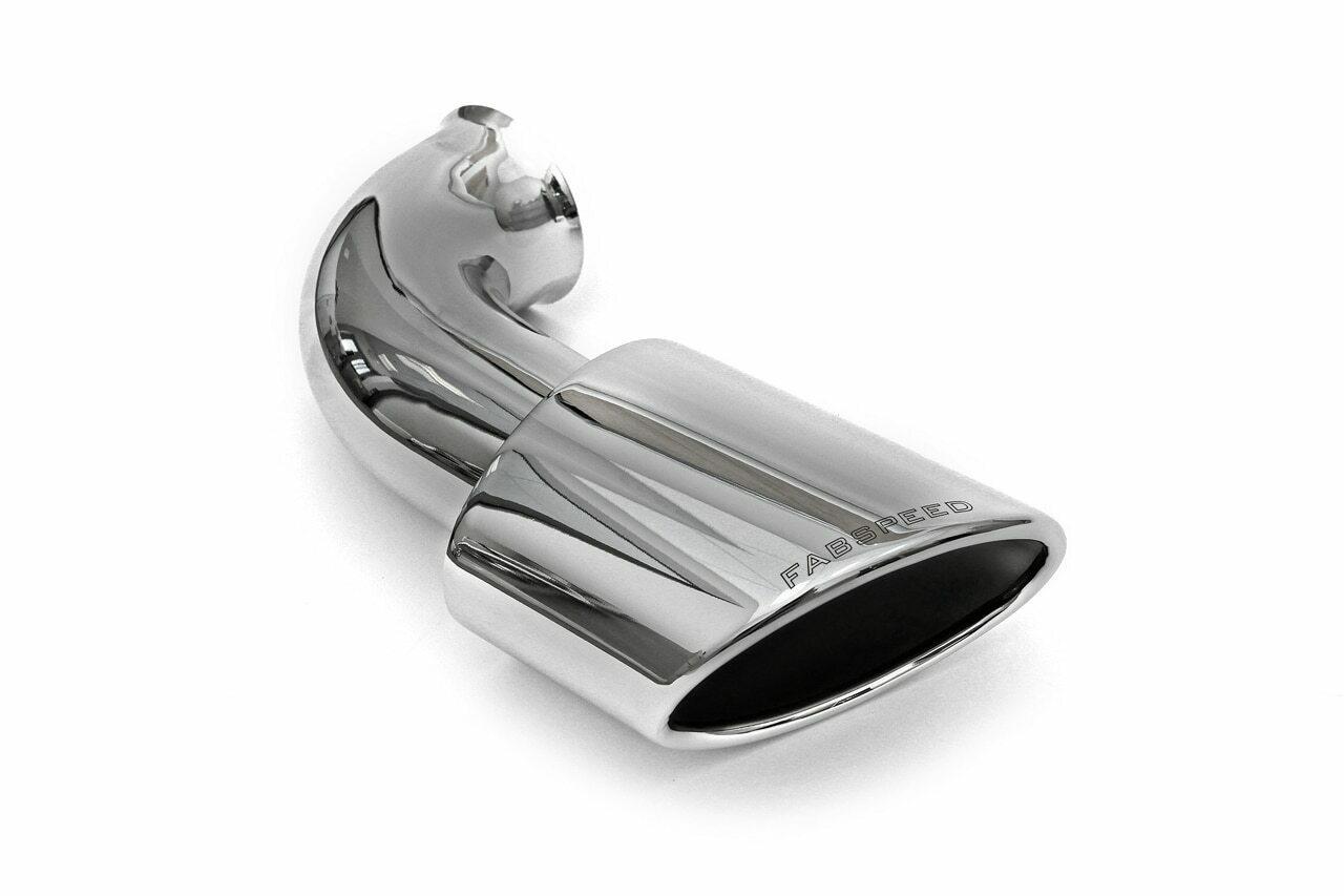 Fabspeed Porsche 993 Twin Turbo Muffler Bypass Pipes with tips (1995-1998)