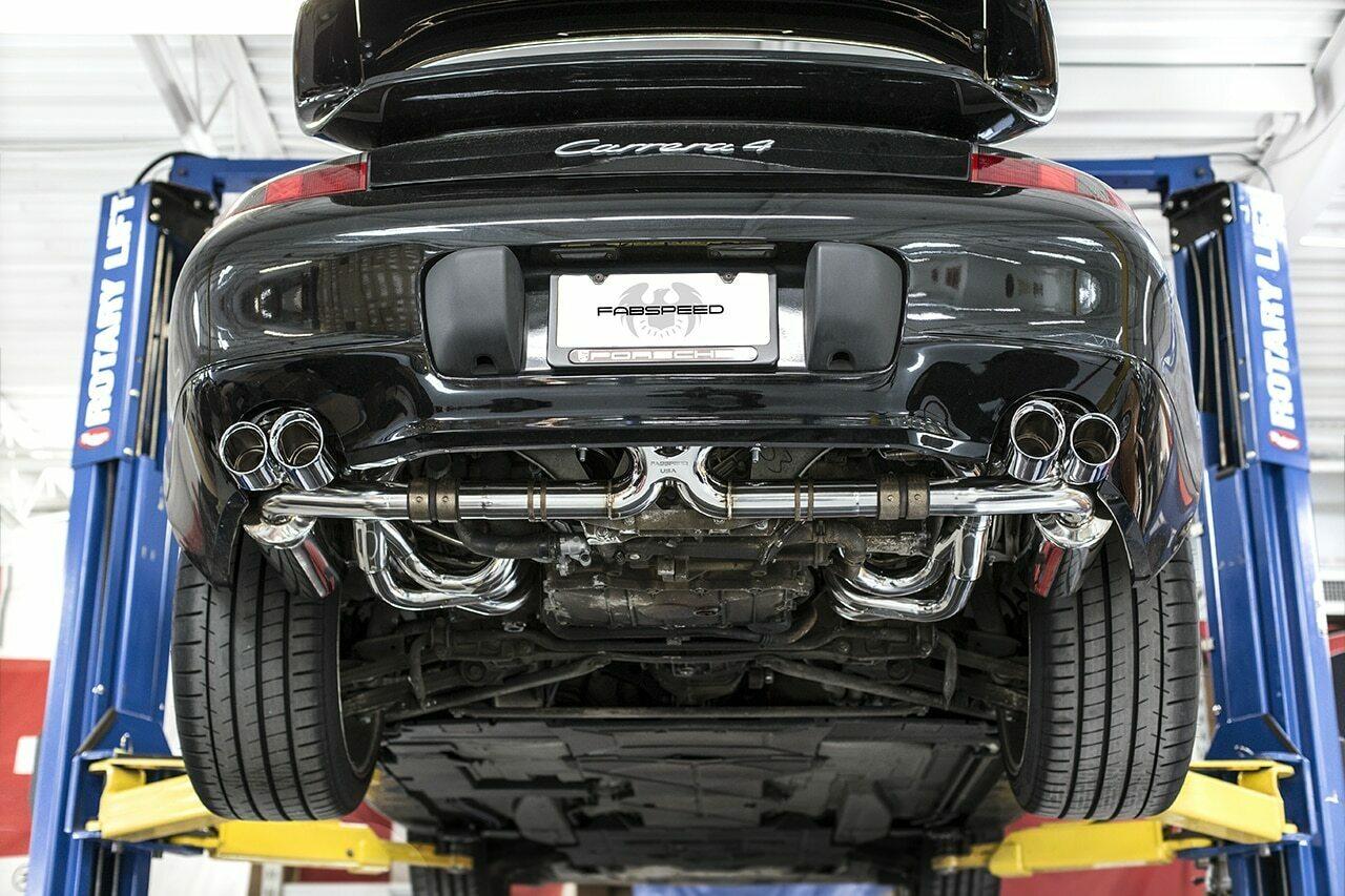 Fabspeed Porsche 996 Carrera Deluxe Quad-Style Tips - Short (1999-2001)