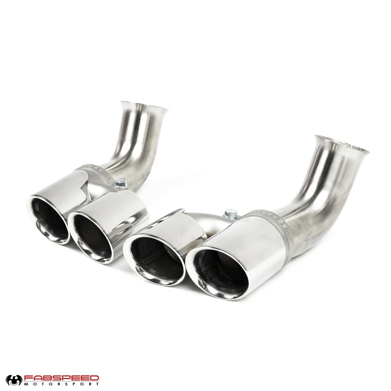 Fabspeed Porsche 996 Carrera Deluxe Quad-Style Tips - Short (1999-2001)
