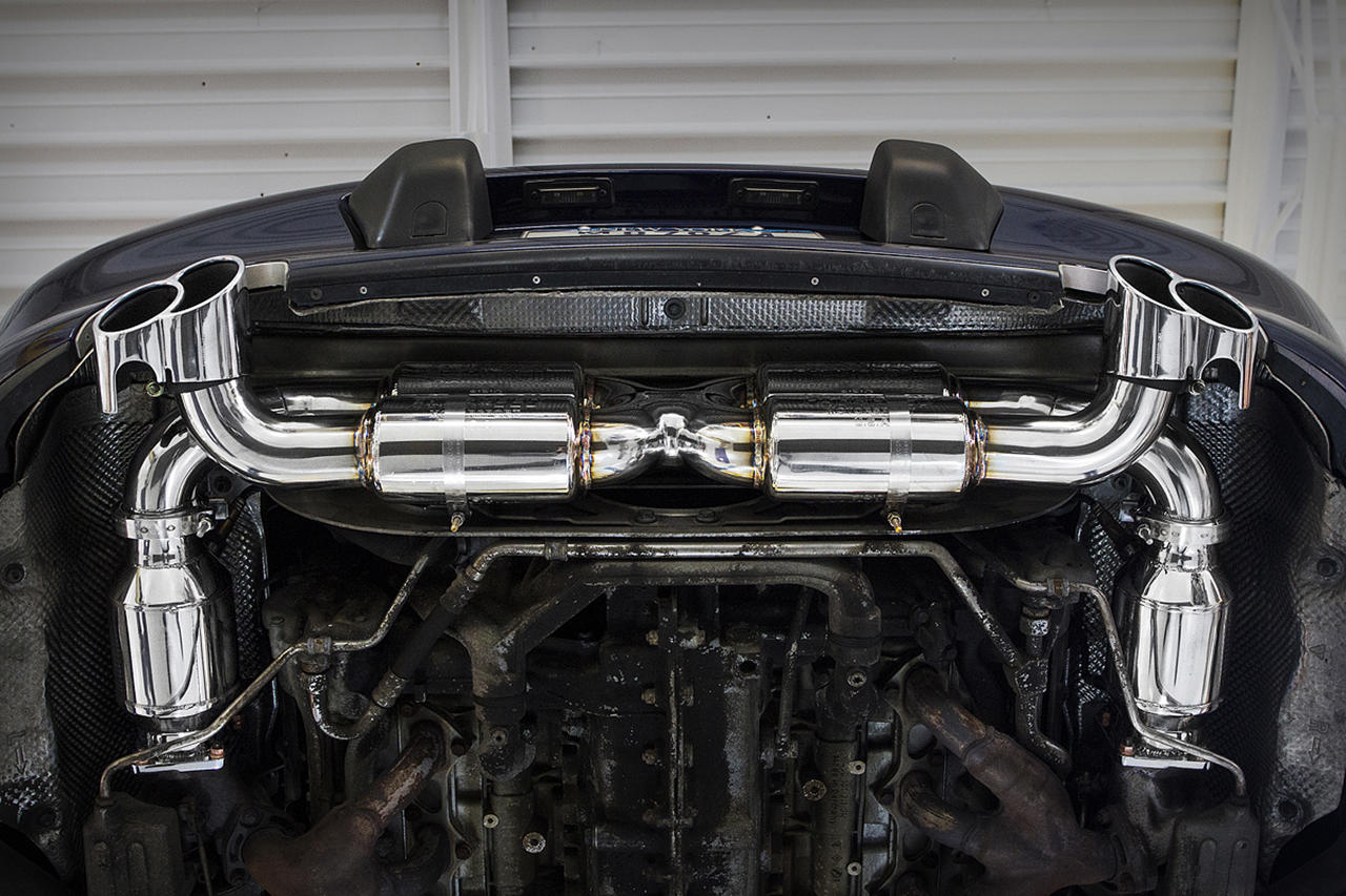 Fabspeed Porsche 996 GT2 70mm Supersport X- Pipe Exhaust System (2001-2005)