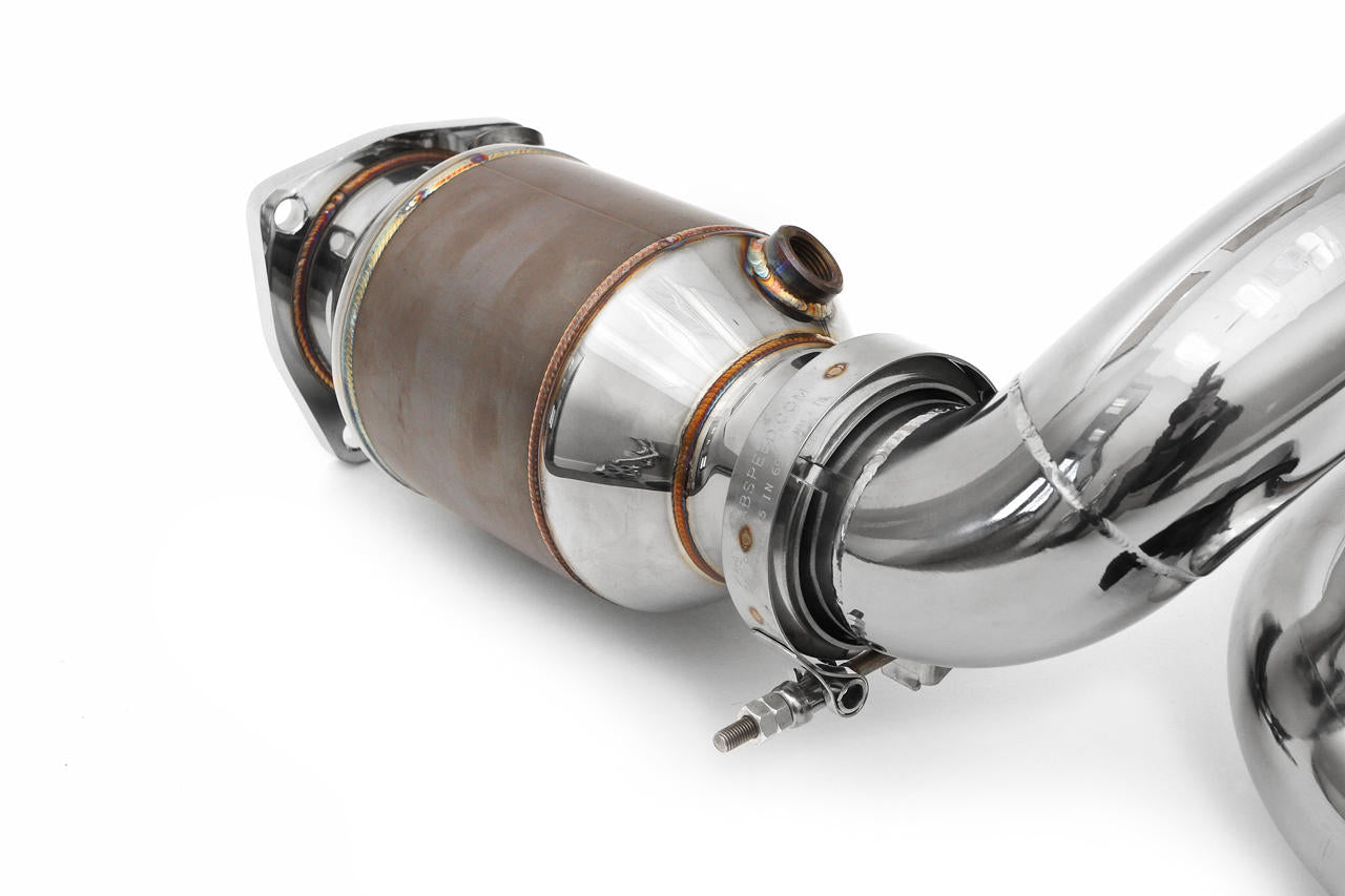 Fabspeed Porsche 996 GT2 70mm Supersport X- Pipe Exhaust System (2001-2005)