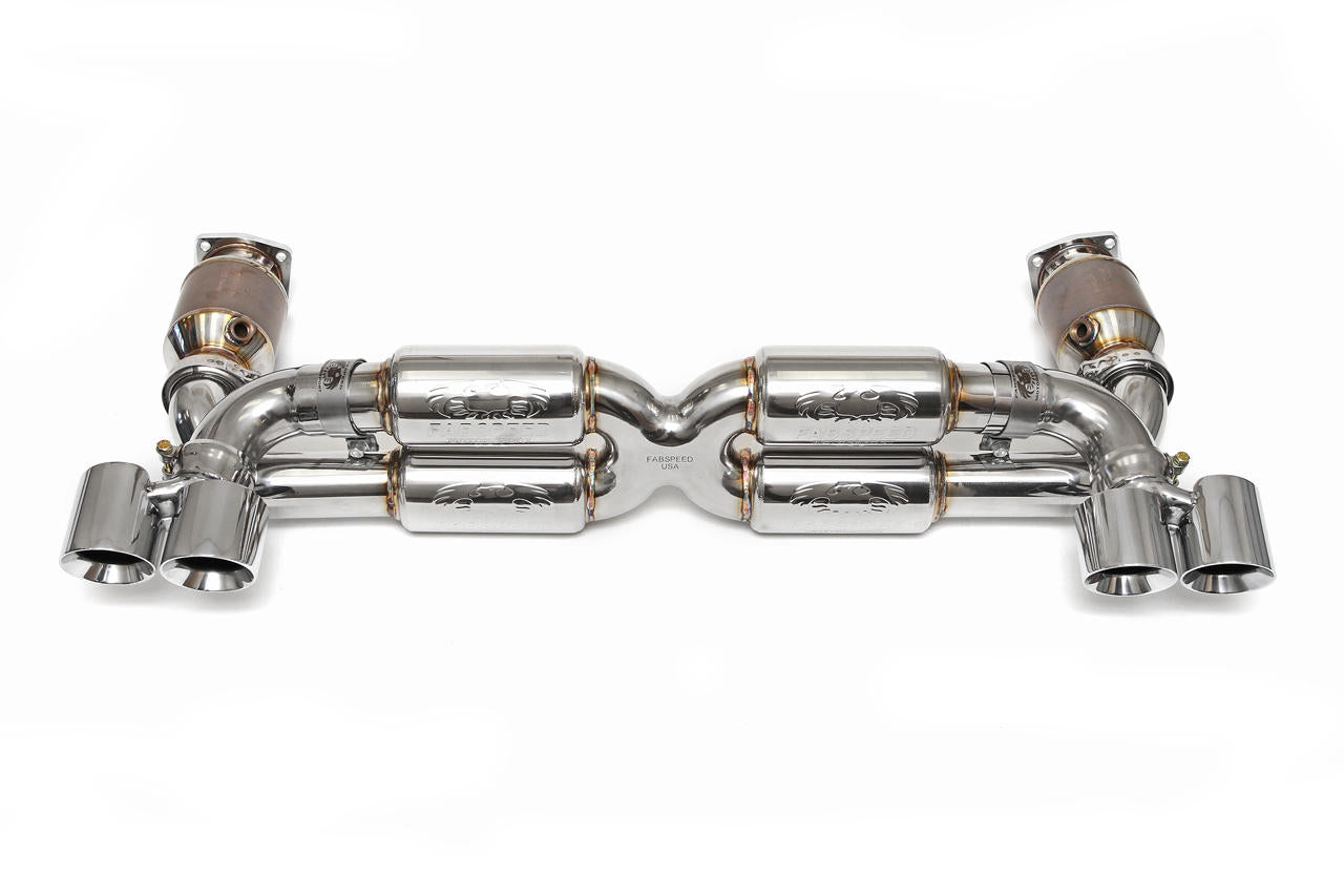 Fabspeed Porsche 997 Turbo Supersport 70mm X-Pipe Exhaust System (2006-2009)