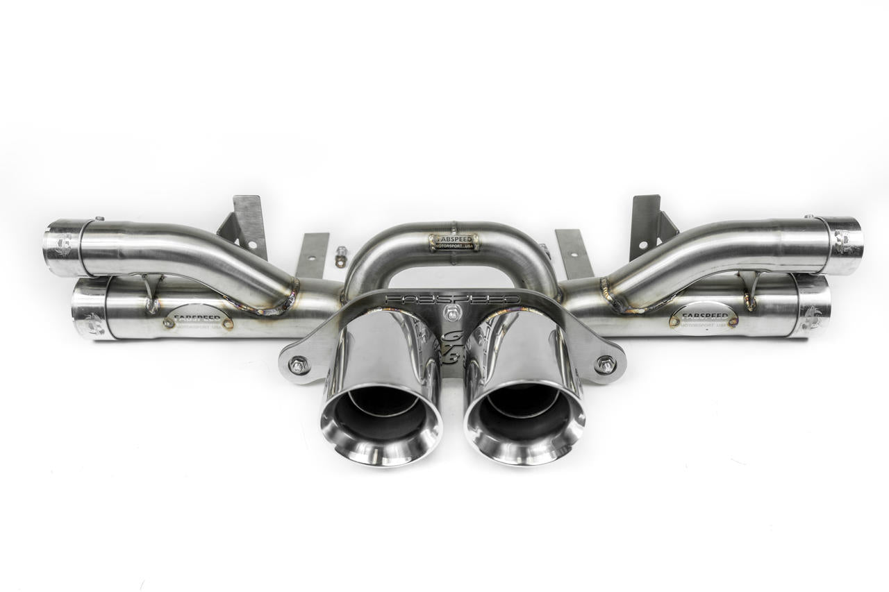 Fabspeed Porsche 997.2 GT3 / GT3 RS Center Muffler Bypass Pipe (2010-2011)