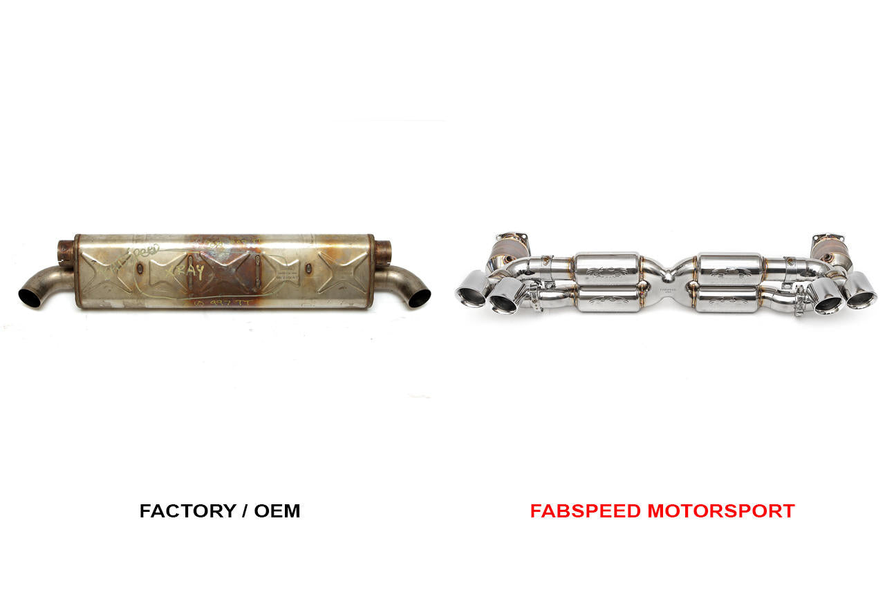 Fabspeed Porsche 997.2 Turbo / Turbo S Supersport X-Pipe Exhaust System (2010-2012)