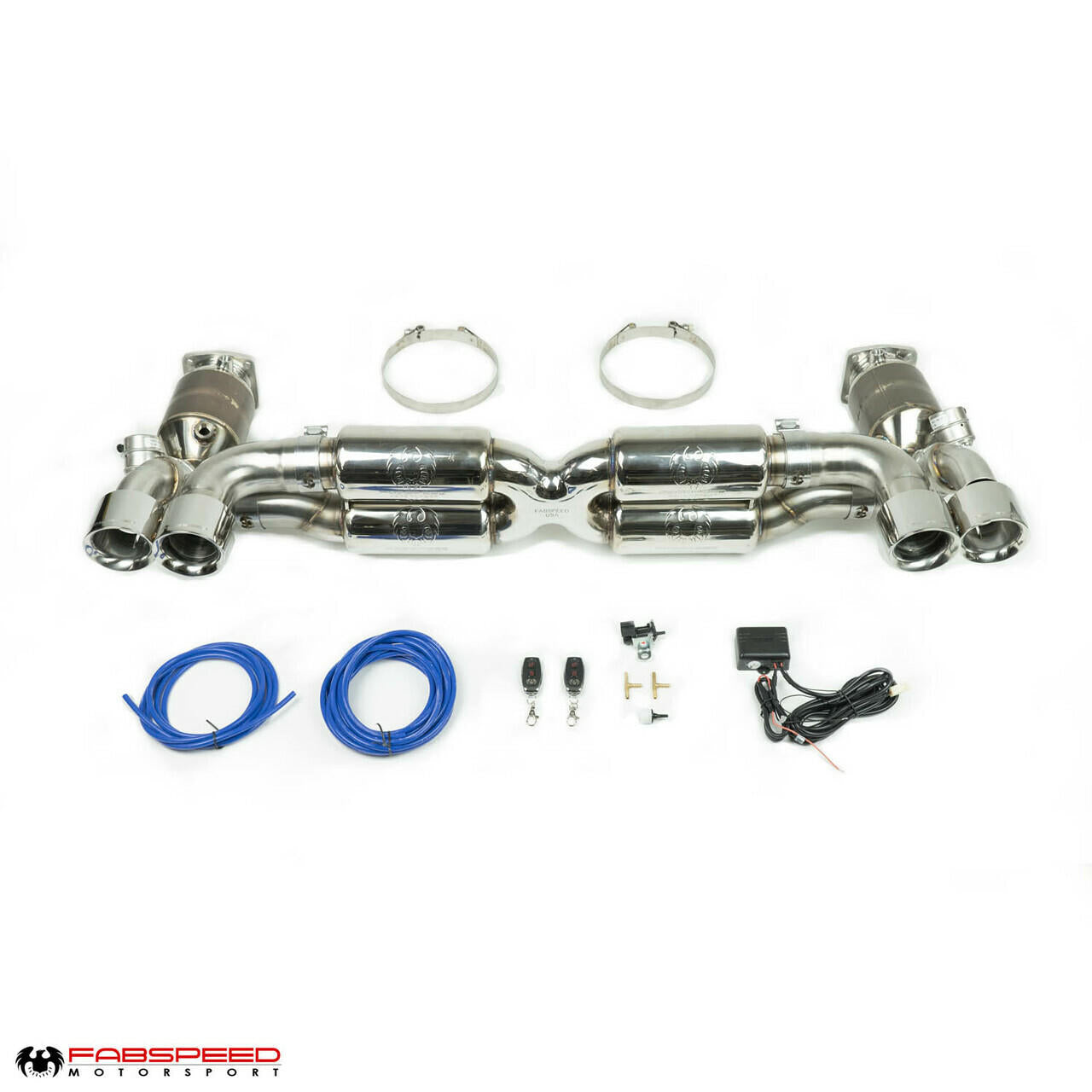 Fabspeed Porsche 997.2 Turbo / Turbo S Valved Supersport X-Pipe Exhaust System (2010-2012)