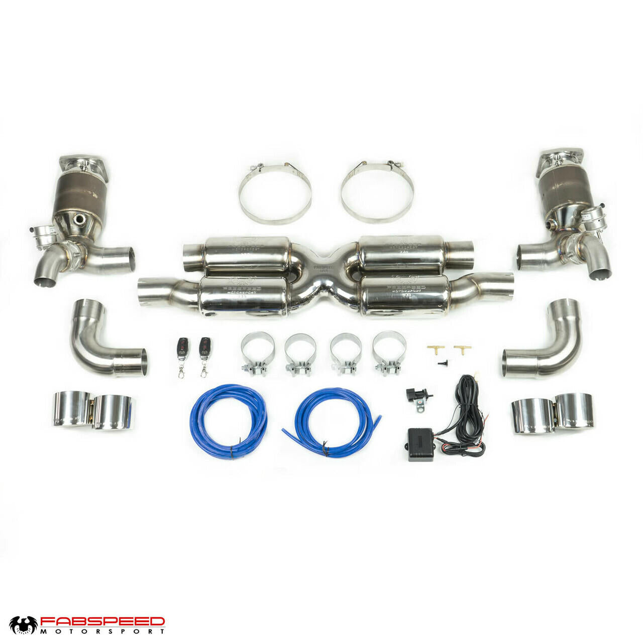 Fabspeed Porsche 997.2 Turbo / Turbo S Valved Supersport X-Pipe Exhaust System (2010-2012)