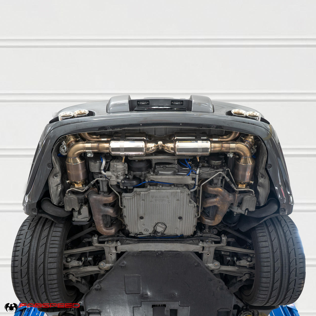 Fabspeed Porsche 997.2 Turbo / Turbo S Valved Supersport X-Pipe Exhaust System (2010-2012)