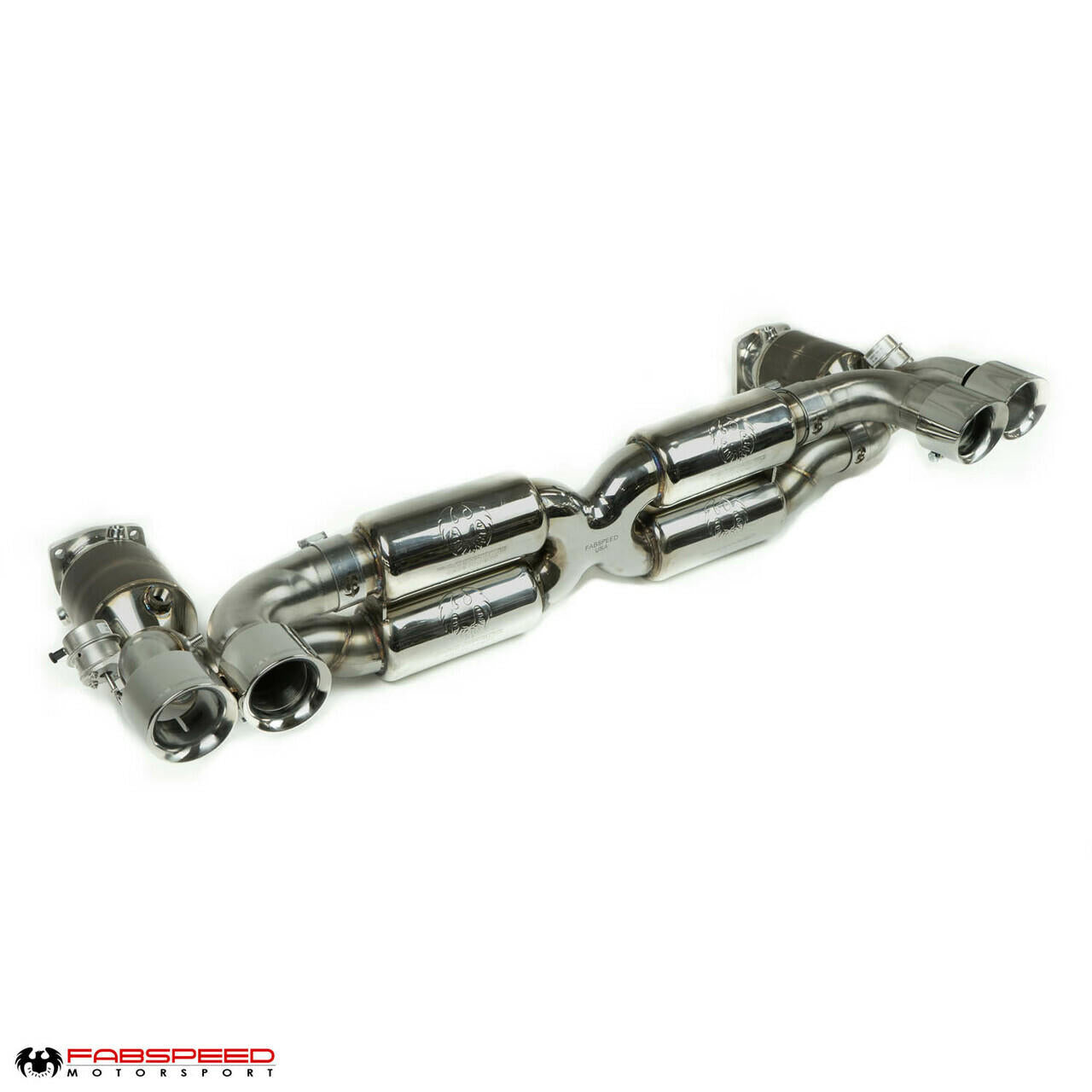 Fabspeed Porsche 997.2 Turbo / Turbo S Valved Supersport X-Pipe Exhaust System (2010-2012)