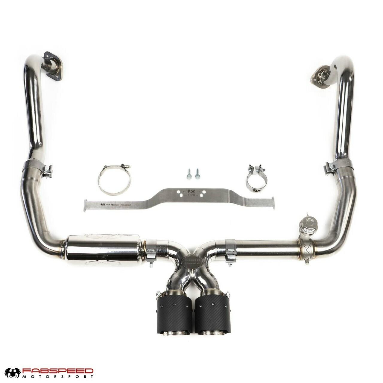 Fabspeed Porsche 718 Boxster / Cayman Valved Exhaust System (2017+)