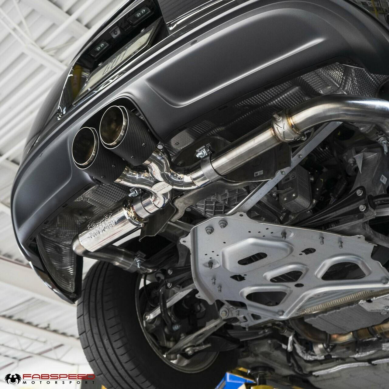 Fabspeed Porsche 718 Boxster / Cayman Valved Exhaust System (2017+)